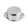 Set de vase de gătit premium TOO LP-7172 din oțel inoxidabil, 6 piese, 2,3 litri + 4,2 litri + 5,8 litri oală/tigaie + capace