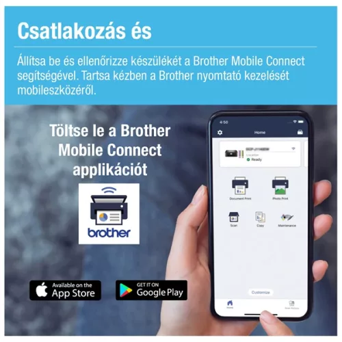 Brother DCP-T435W (A4,16 lap/perc,WiFi/USB,6000x1200dpi,manuál duplex,128MB) színes multifunkciós tintasugaras nyomtató