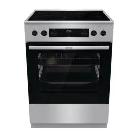   Gorenje GECS6C70XPA nerezová oceľ čierna, vhodná do umývačky riadu, keramická varná doska, varné zóny: 4, objem rúry: 71 l, sporák