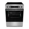 Gorenje GECS6C70XPA nerezová oceľ čierna, vhodná do umývačky riadu, keramická varná doska, varné zóny: 4, objem rúry: 71 l, sporák