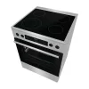 Gorenje GECS6C70XPA nerezová oceľ čierna, vhodná do umývačky riadu, keramická varná doska, varné zóny: 4, objem rúry: 71 l, sporák