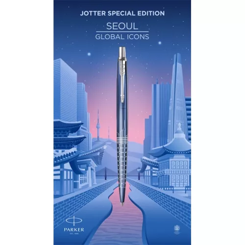 Parker Royal Jotter SE 2221600 Seoul ezüst klipszes golyóstoll