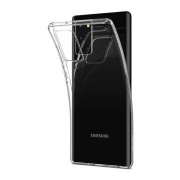   Spigen Crystal Flex Samsung Galaxy Note 20 tok, Crystal Clear, átlátszó