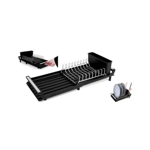 Scurgător de vase reglabil Berlinger Haus BH/8892 negru-auriu roz