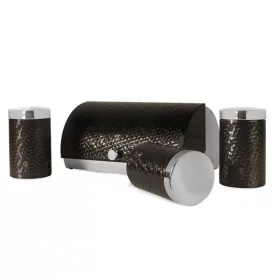   Ladă de pâine neagră Berlinger Haus BH/6735 cu set de depozitare din 3 piese