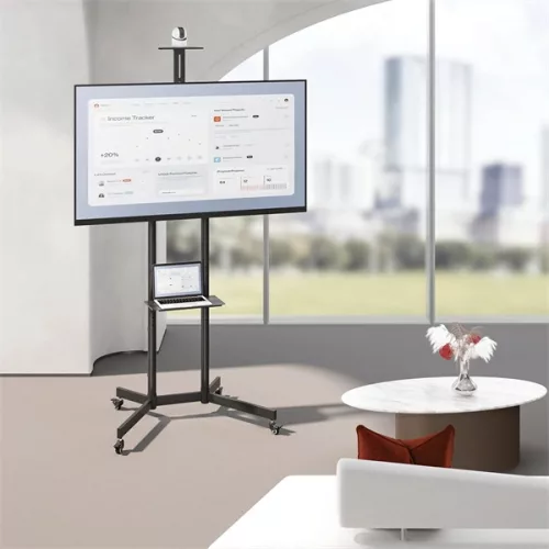 Sbox FS-401-2 37"-70" VESA 600X400 guruló TV állvány