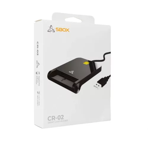 Čítačka inteligentných identifikačných kariet Sbox CR-02 USB