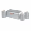 Ladă de pâine Berlinger Haus BH/6755 Moonlight Collection cu set de depozitare din 3 piese
