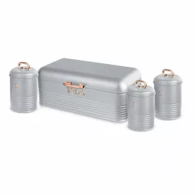   Ladă de pâine Berlinger Haus BH/6755 Moonlight Collection cu set de depozitare din 3 piese