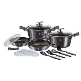   Set de vase de gătit Berlinger Haus BH/7059 Metallic Line Carbon Pro Edition, 13 piese