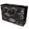 Set de vase de gătit Berlinger Haus BH/7059 Metallic Line Carbon Pro Edition, 13 piese