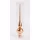 IRIS üveg karácsonyi csúcsdísz pvc dobozban, fényes bronz 25,3 cm