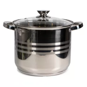   TOO LP-7173-9L oală premium din oțel inoxidabil, 9 litri, oală/picior+capac 24 x 20 cm