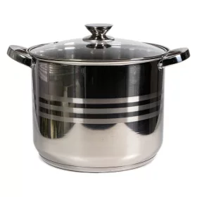   Oală premium din oțel inoxidabil TOO LP-7173-11L, 11,1 litri, oală/picior+capac 26 x 21cm
