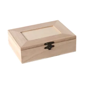 Pentart kutija s 4 pretinca 14x10x3,5 cm s ogledalom unutra