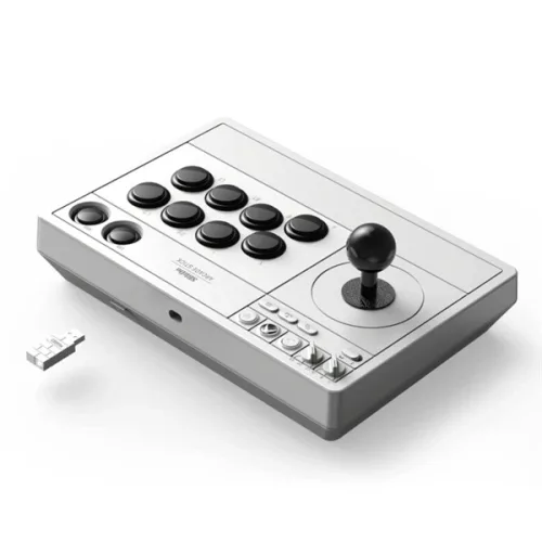 8BitDo Arcade Stick Xbox Series X|S / Xbox One / PC weißer kabelloser Controller