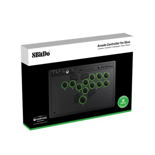 8BitDo Arcade Stick All-Button Xbox Series X|S / Xbox One / PC schwarzer kabelloser Controller
