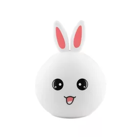   Tracer Bunny, RGB LED, 5 színtónus, 4 világítási mód, Szilikon, Vezeték nélküli, éjszakai lámpa