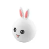 Tracer Bunny, RGB LED, 5 színtónus, 4 világítási mód, Szilikon, Vezeték nélküli, éjszakai lámpa