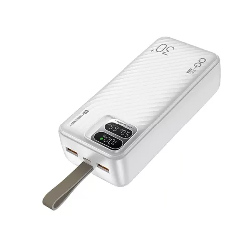 Tracer Blaze 30 000 mAh PD 65W Quick Charge 3.0 fehér hordozható power bank