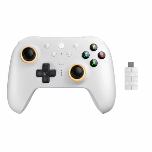 8BitDo Ultimate 2 Nintendo Switch / Switch 2 / PC Hall-Effekt Weißer Kabelloser Controller