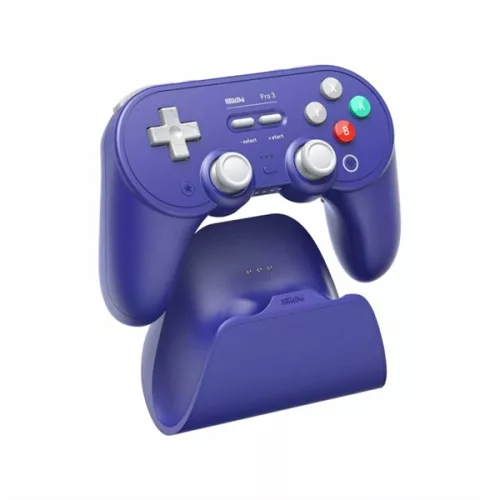 8BitDo Pro 3 Nintendo Switch / Switch 2 / PC / SteamOS / Mobile TMR Joystick lila kabelloser Controller