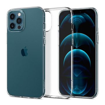   Spigen Liquid Crystal Apple iPhone 12/12 Pro tok, Crystal Clear, átlátszó