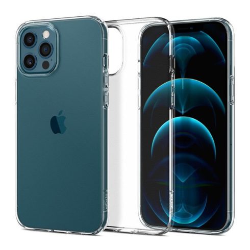 Spigen Liquid Crystal Apple iPhone 12/12 Pro tok, Crystal Clear, átlátszó