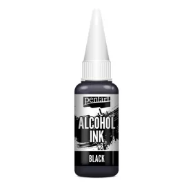 Pentart 20 ml crna alkoholna tinta