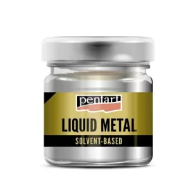 Pentart 30 ml srebrni tekući metal