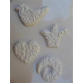 Pentart kalup za lijevanje od gipsa s uzorkom ptice