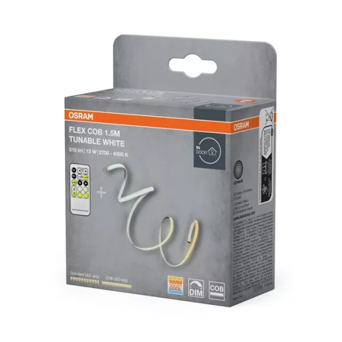 Osram COB LED pásik 1,5 m, nastaviteľný, s diaľkovým ovládaním