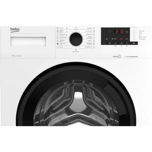 Mașină de spălat rufe Beko WUE7612XBWS biele, čelné natáčanie, hĺbka, max. 1200 ot./min, 7 kg (Nouă)