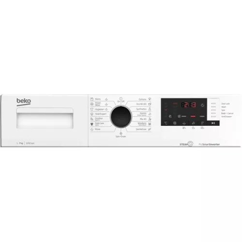 Mașină de spălat rufe Beko WUE7612XBWS biele, čelné natáčanie, hĺbka, max. 1200 ot./min, 7 kg (Nouă)