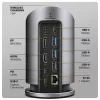 Axagon HMC-WL9 USB-C 10 Gbps 9in1 hub vezeték nélküli töltéssel