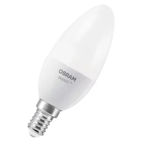   Sviečková žiarovka Osram SMART+ MATTER B40, nastaviteľná teplota farby, 2700K, matná, svetelný zdroj E14