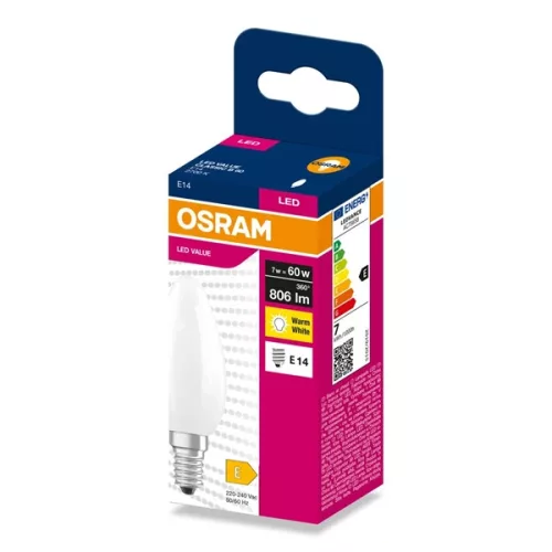 LED svetelný zdroj Osram CLB60 7W/230V GLFR E14
