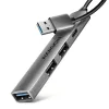 Axagon HUE-STA ALU STRIP USB-A hub so 4 portami