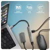 Hub USB-C so 4 portami Axagon HUE-STC ALU STRIP