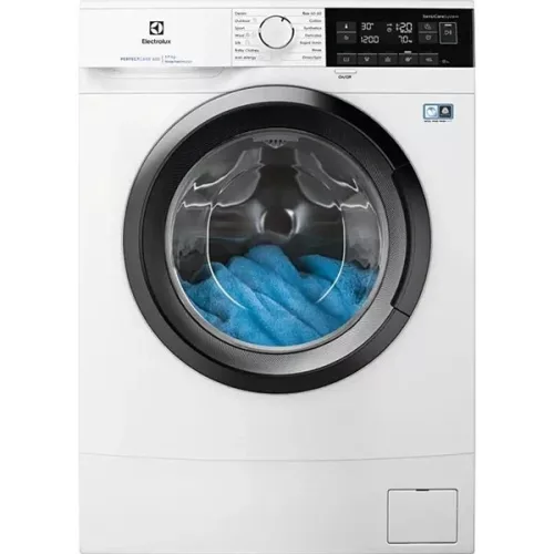 Electrolux EW6SN327SI biela, plnenie spredu, úzka, max. 1200 ot./min., 7 kg, práčka (Nová)