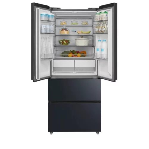 Midea MDRF600BIE70 inox, štvordverová, Chladnička: 276 l, Mraznička: 159 l, Chladnička s technológiou No frost