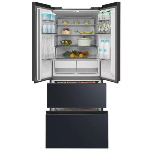 Midea MDRF600BIE70 inox, štvordverová, Chladnička: 276 l, Mraznička: 159 l, Chladnička s technológiou No frost