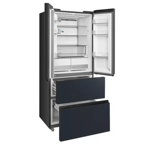 Midea MDRF600BIE70 inox, štvordverová, Chladnička: 276 l, Mraznička: 159 l, Chladnička s technológiou No frost
