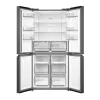 Midea MDRF632FIE45 inox, štvordverová, Chladnička: 305 l, Mraznička: 169 l, Chladnička bez námrazy
