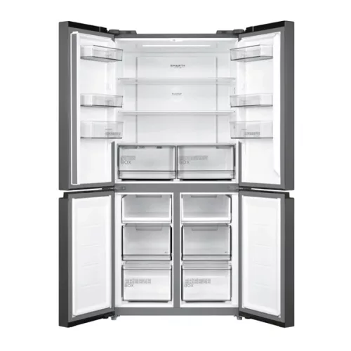 Midea MDRF632FIE45 inox, štvordverová, Chladnička: 305 l, Mraznička: 169 l, Chladnička bez námrazy