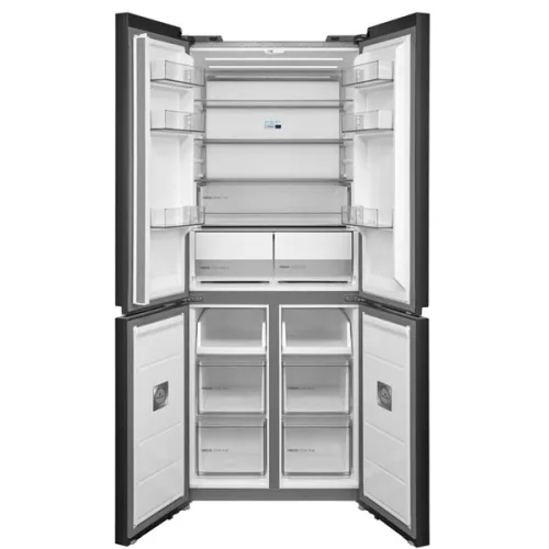 Midea MDRM587BIE70 nerezová, štvordverová, Chladnička: 276 l, Mraznička: 150 l, No frost chladnička