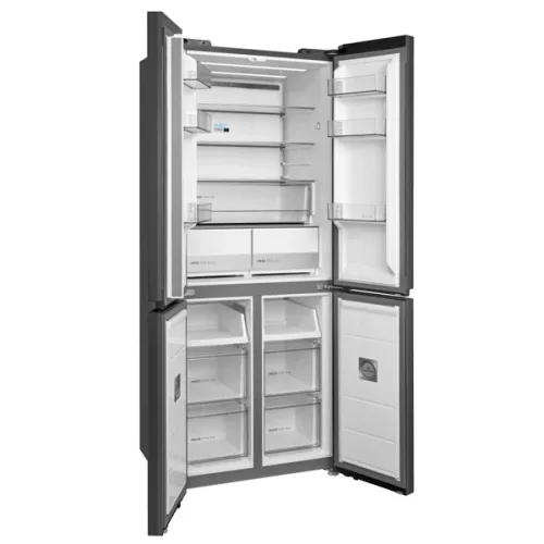 Midea MDRM587BIE70 nerezová, štvordverová, Chladnička: 276 l, Mraznička: 150 l, No frost chladnička