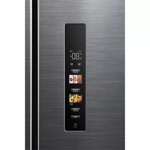 Midea MDRM691FIE46 inox, štvordverová, Chladnička: 345 l, Mraznička: 170 l, Chladnička s technológiou No frost
