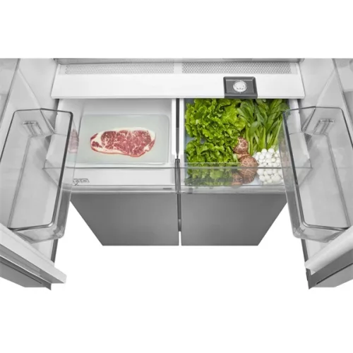 Midea MDRM691FIE46 inox, štvordverová, Chladnička: 345 l, Mraznička: 170 l, Chladnička s technológiou No frost