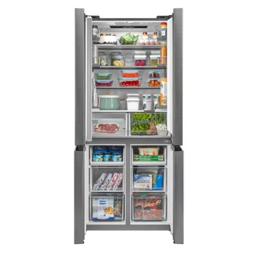Midea MDRM691FIE46 inox, štvordverová, Chladnička: 345 l, Mraznička: 170 l, Chladnička s technológiou No frost